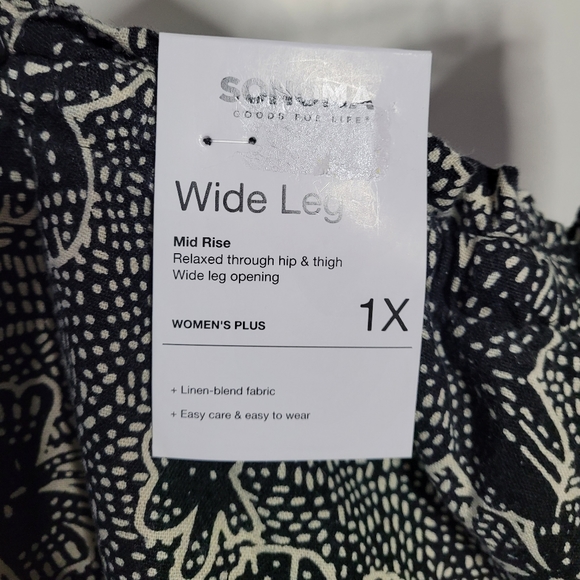 NWT Sonoma wide leg pants - Picture 5 of 6